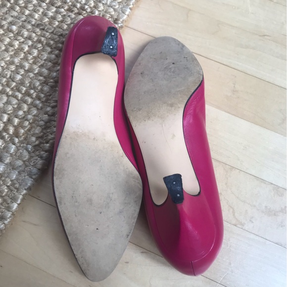 Vintage Kitten Heels Hot Pink 1980s Liz Claiborne 2", size 8 - Picture 9 of 11